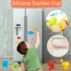 Soft Silicone Building Blocks Toy Animal Shape Suction Toy for Kids Stress Release Parent-Child Interactive Game Sucker Bath Toy 4