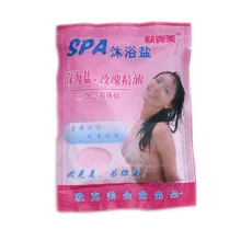 

80g/bag of rose milk bath salt bag bath rubbing bath bath salt deep cleaning horny bath milk salt Free shipping