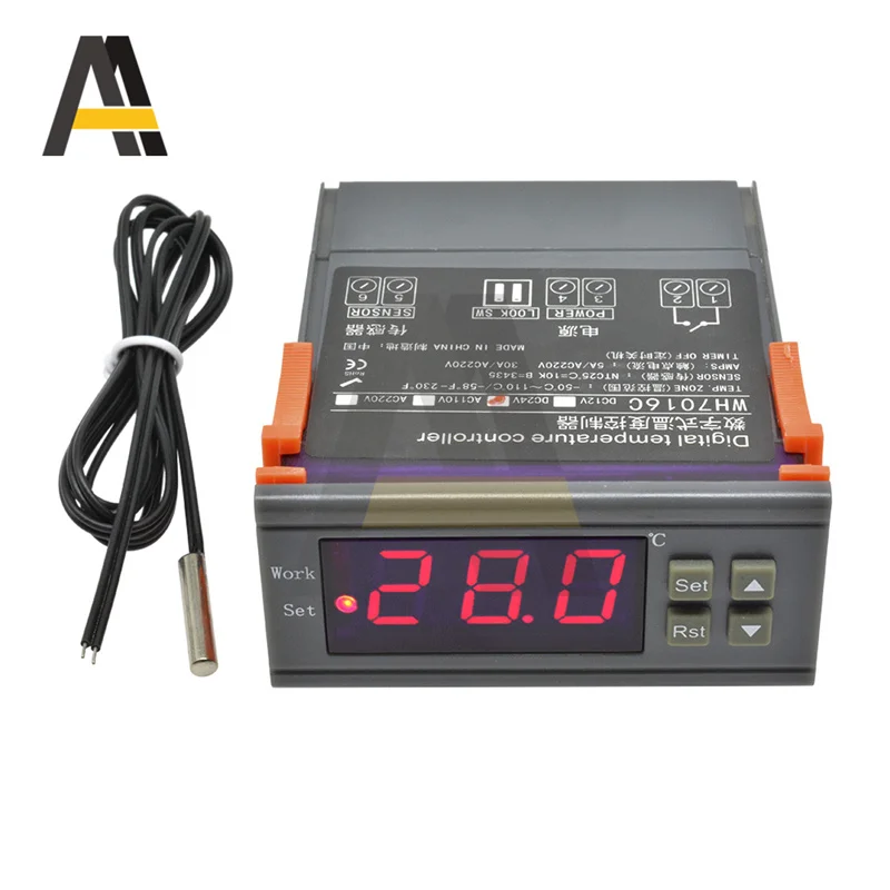 WH7016CThermostatDC12V24VAC220V110V90V-250VWideVoltageNTCRedDisplayTemperatureControllerRelayOutput-AliExpress1420