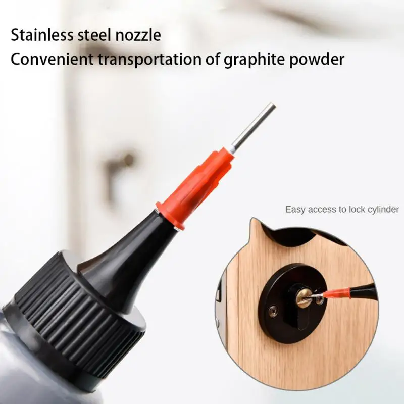 Graphite Powder Lubricant Graphite Lubricant Powdered Graphite Lubricants Door Lock Lubricant Keyhole All Purpose Graphite Powder for Sliding Doors Stuck Locks Stiff