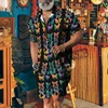 Animal Leopard 3D Print Men Shirt Sets Fashion Short Sleeve Shirt Oversized Beach Shorts Streetwear Hawaiian Suits Clothes 5