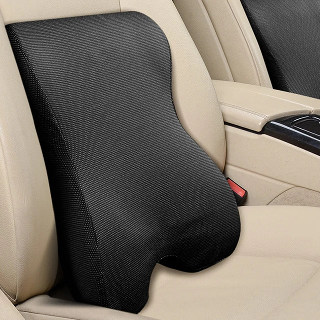 Comfort Car Cushion Relieve Lower Back Pain Lumbar Pillow Memory Foam Lumbar  Cushion Posture Correction Vehicle Backrest Cushion - AliExpress