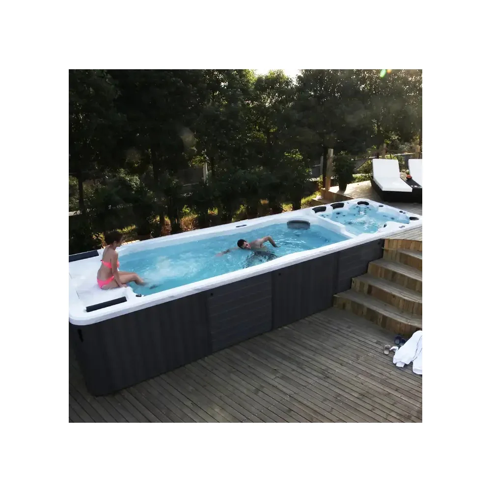 LuxurybigOutdoorSpaTubEndlessSwimPoolFreestandingHotTubSpa