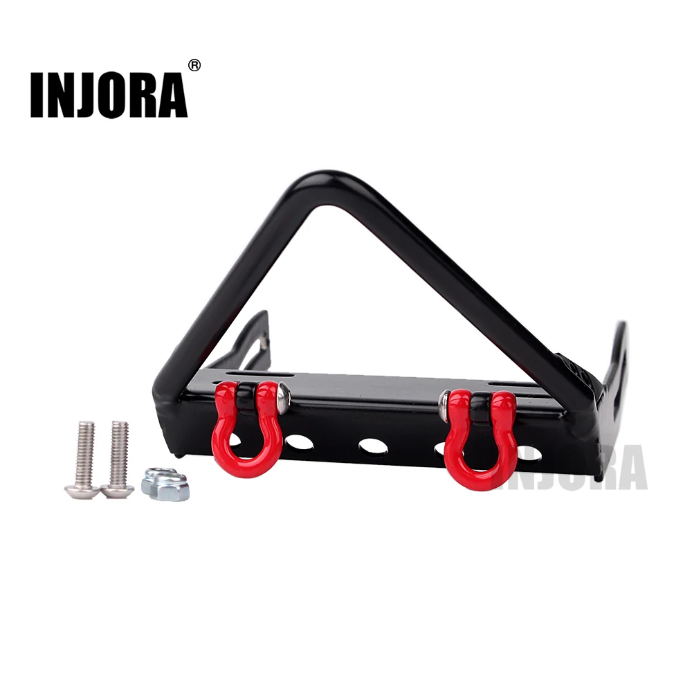 

INJORA Metal RC Rock передний бампер для 1/10 RC Гусеничный осевой SCX10 обновленные детали