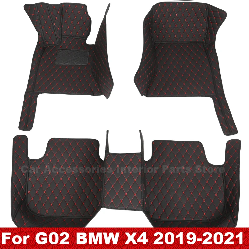 

Car Floor Mats For G02 BMW X4 2021 2020 2019 Auto Leather Waterproof Carpets Custom Car Accessories Interior Parts Mats