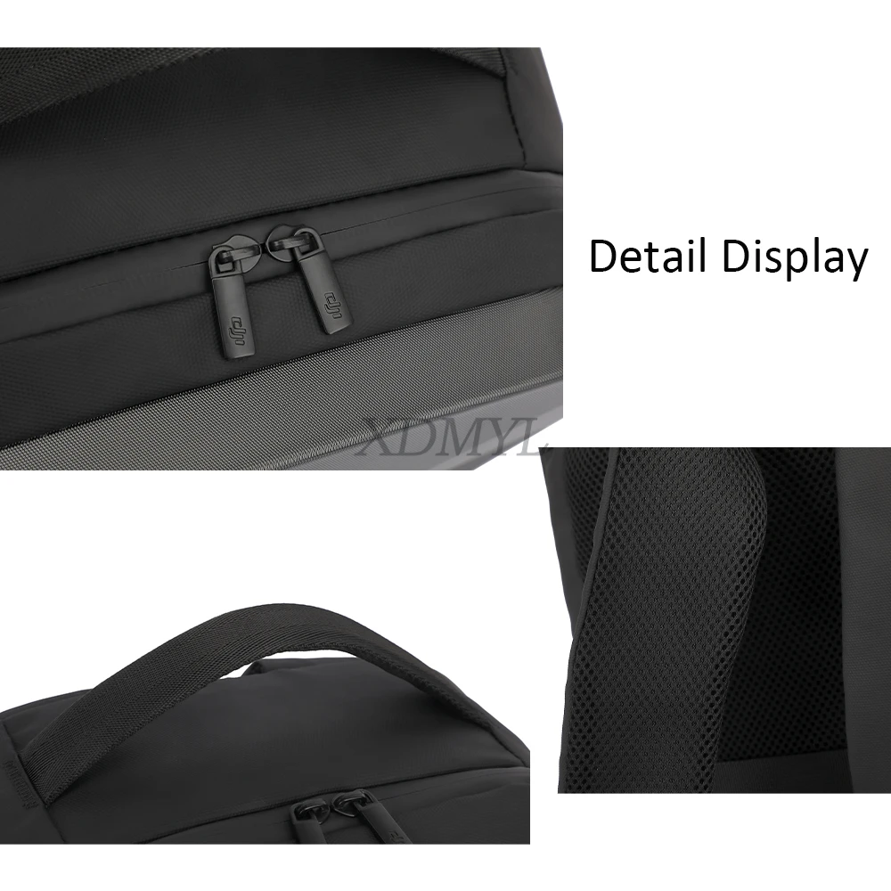 Sac à dos DJI imperméable gris clair pour drone