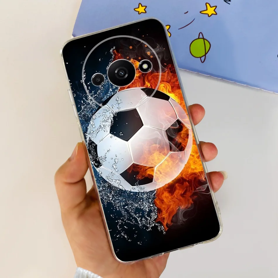 Elegant Printing Soft Silicone Clear TPU Slim Phone Case