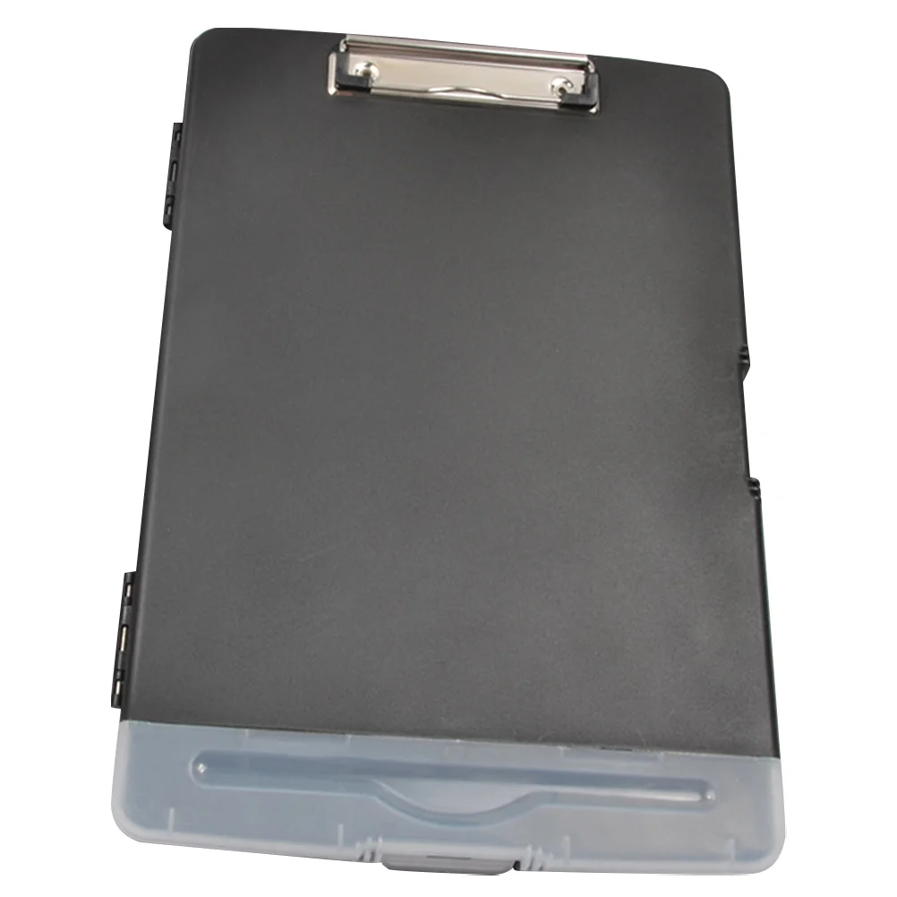 File Rack Storage Student Folders Plastic Paper Document Organizer Pp A4 Clipboard Sealed