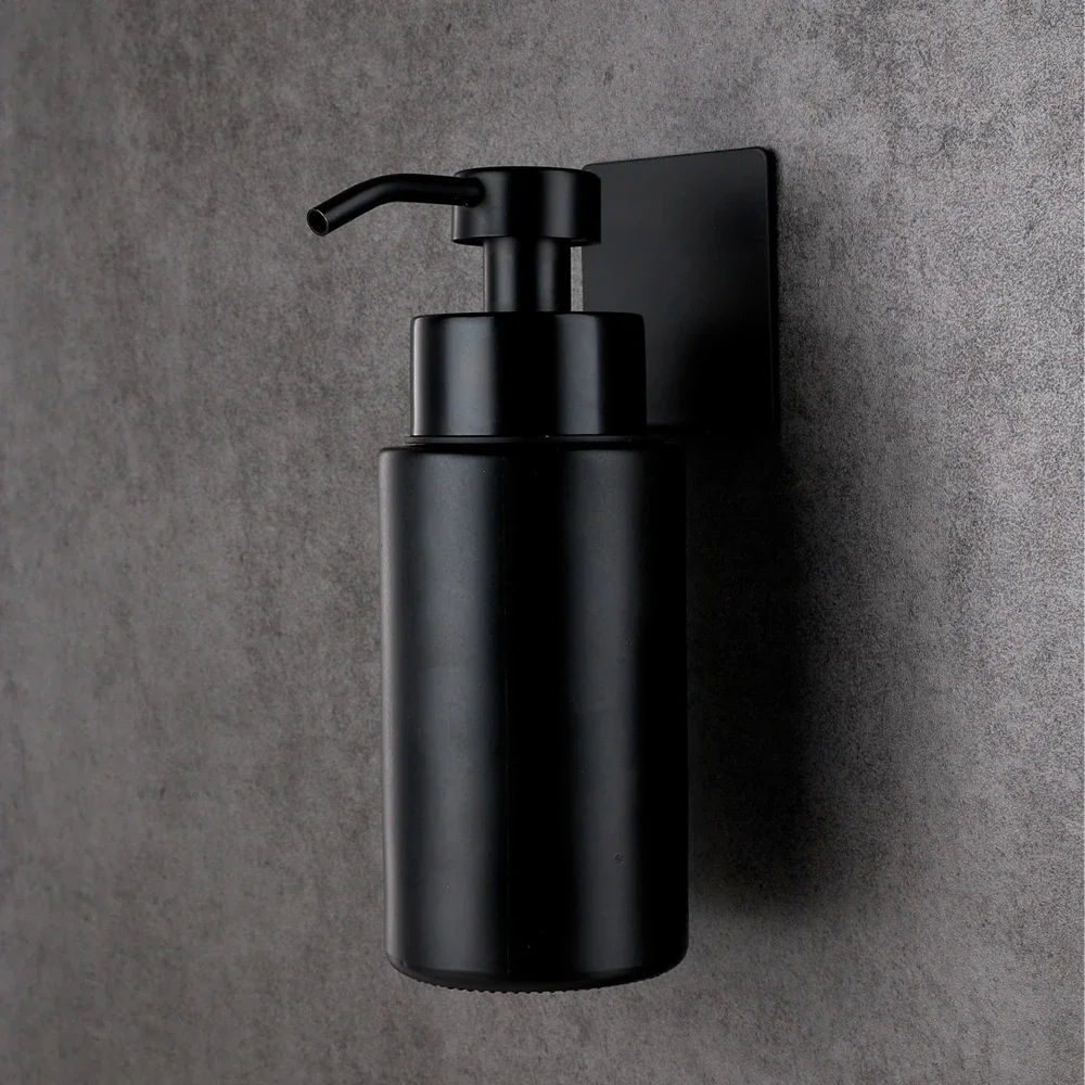 Longan Luxury 250ml 300ml 400ml Liquid Foam Soap Bottle Wide Mouth Glass Hand Soap Bottle With Foaming Pump Dispenser
