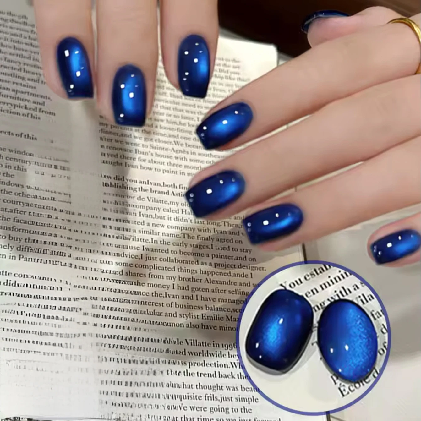 1개 15ML 블루 캣아이 젤 네일 폴리쉬 세미 퍼머넌트 네일 아트 소킹 UV LED 네일 살롱 DIY 네일 살롱 젤 블루 네일즈