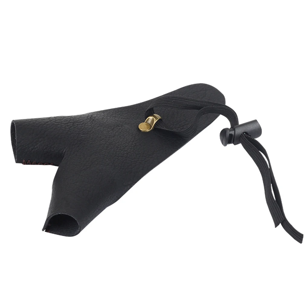 2 Fingers Sports Gloves Bracer Arrow Bow Shooting Supply Protective Guard Archer Hunting