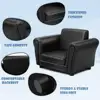 Kids Armchair Sofa with Ottoman Comfortable Toddler Furniture Space Saving Indoor Chair Perfect Gift Birthdays 5