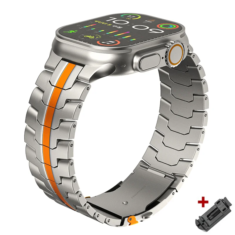 Elegant Stainless Steel Watch Link Bracelet