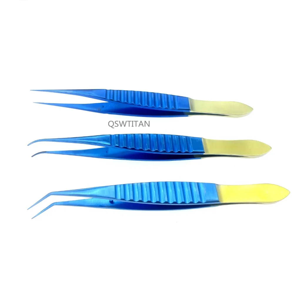 Titanium/stainless Steel Fue Hair Transplant Tweezer Forceps Hair Transplant Implanter Tweezers