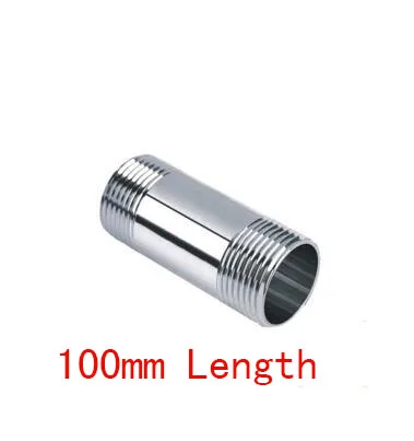 

Male Threaded Stainless Steel SS 304 Pipe Fittings 100MM Length 1/4" DN8 3/8" DN10 1/2" DN15 3/4" DN20 1" DN25 1-1/4" DN32