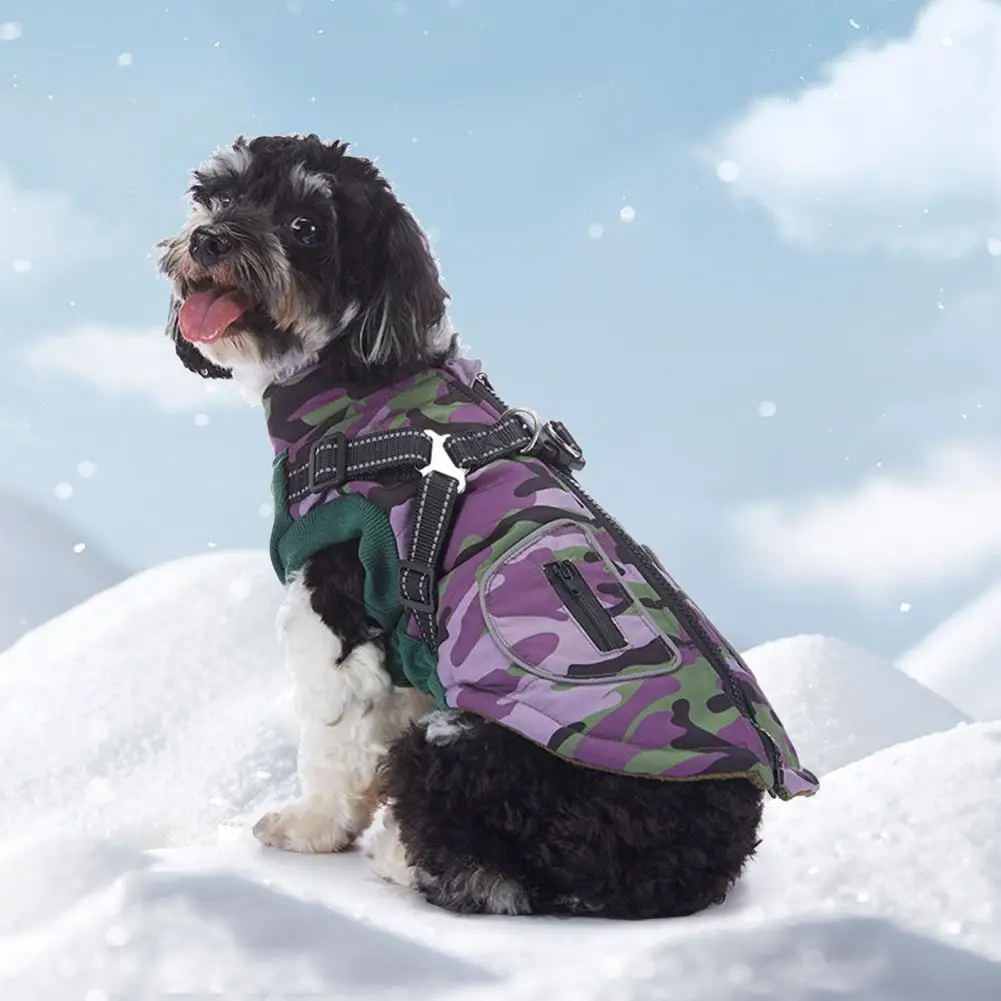 Practical Dog Apparel Winter Dog Coat Bundle Waterproof Snow Jacket with Zipper Windproof Puppy Jacket for Dogs for Dogs