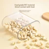 Storage Containers with Lids,Clear Food Jars Fits for Pantry,Coffee Bar,Airtight Canisters for Organizer Pasta,Sugar,Coffee Bean 5