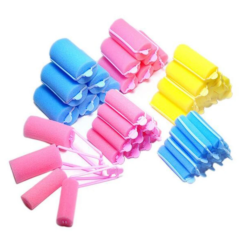 Magic Sponge Foam Cushion Hair Styling Rollers Popolare Foam Soft Sponge Hair Roller Bigodino Per Capelli (2.0Mm)