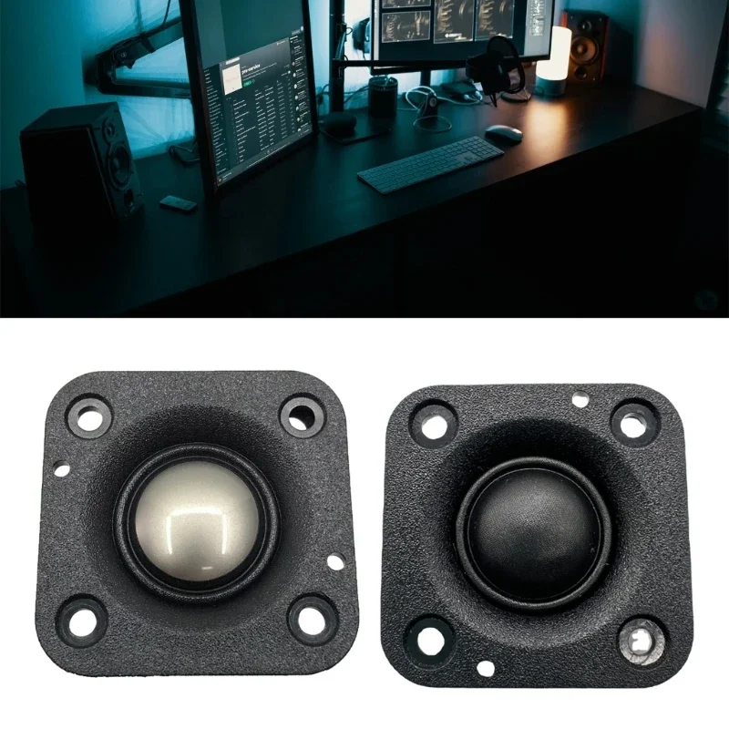 Innovativo Altoparlante Hifi Con Woofer Stereo Quadrato Da 2 Pollici, Cupola In Seta, Magnete Potente, 20 4 Ω
