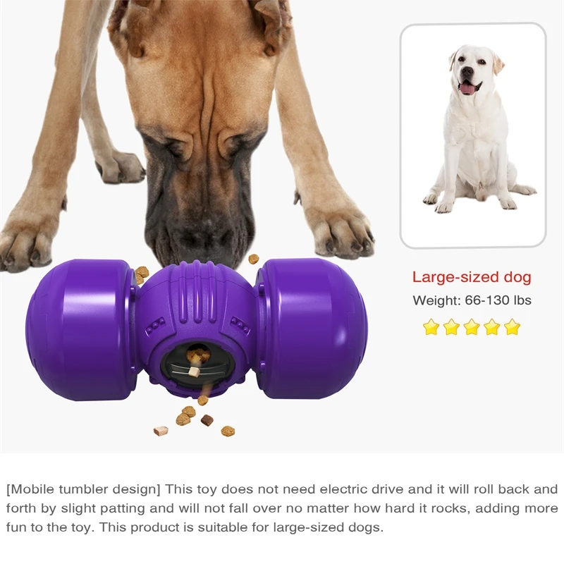 Rolling Dog Toy' - Pitbull Treat Dispenser, Large Size