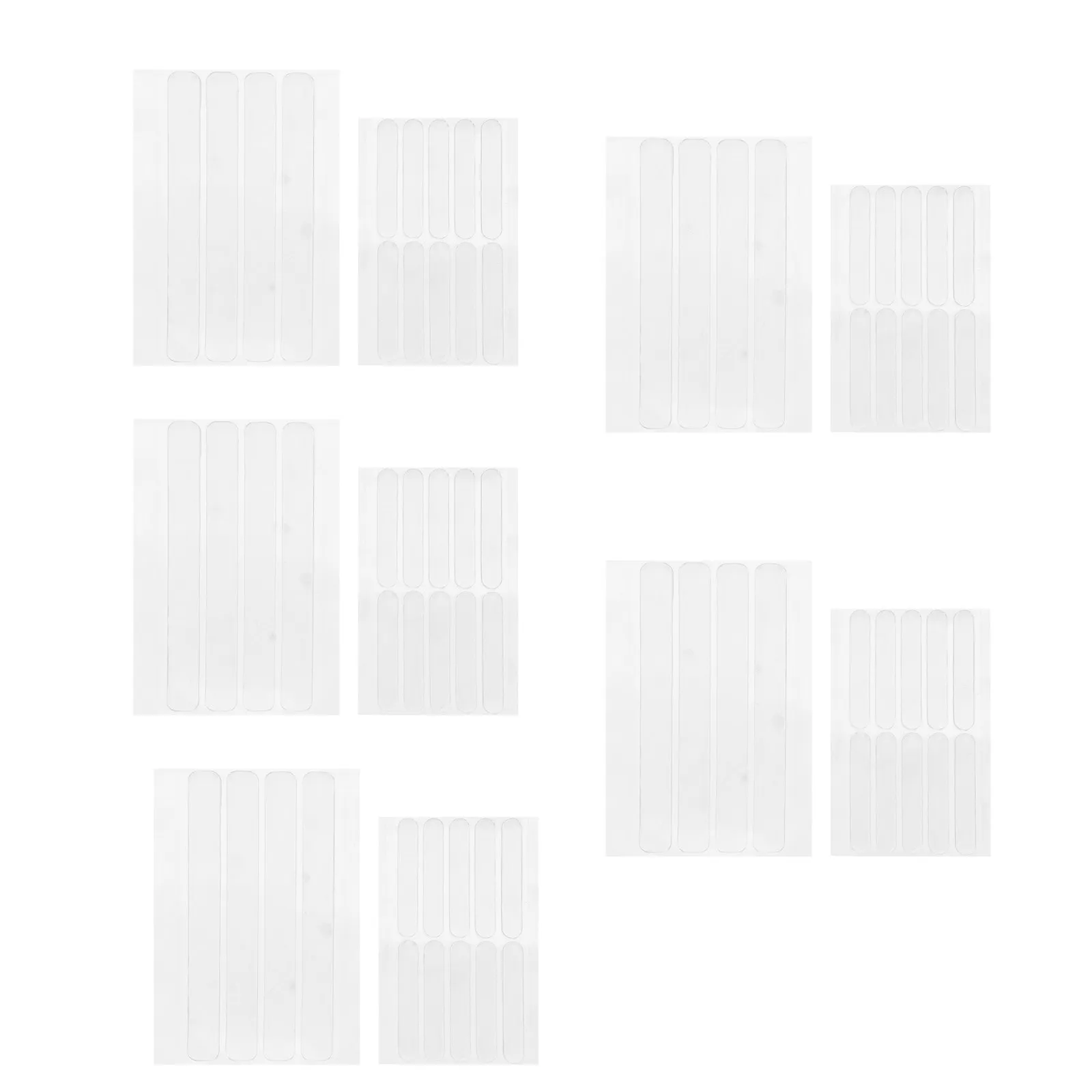 70Pcs 실리콘 충돌 방지 스트립 가구용 투명 범퍼 패드 자체 접착식 가장자리 보호대 소음 감소 캐비닛 도어