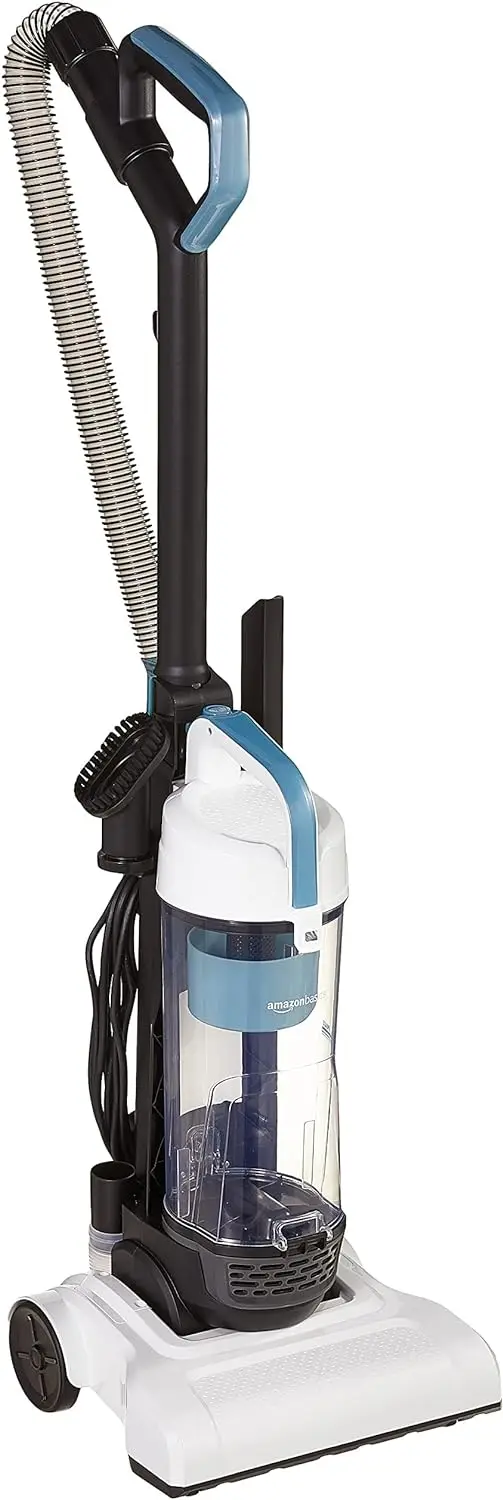 

Powerful And Easy To Use Upright Bagless Lightweight Vacuum Cleaner, conveniently be stored ,Black and White