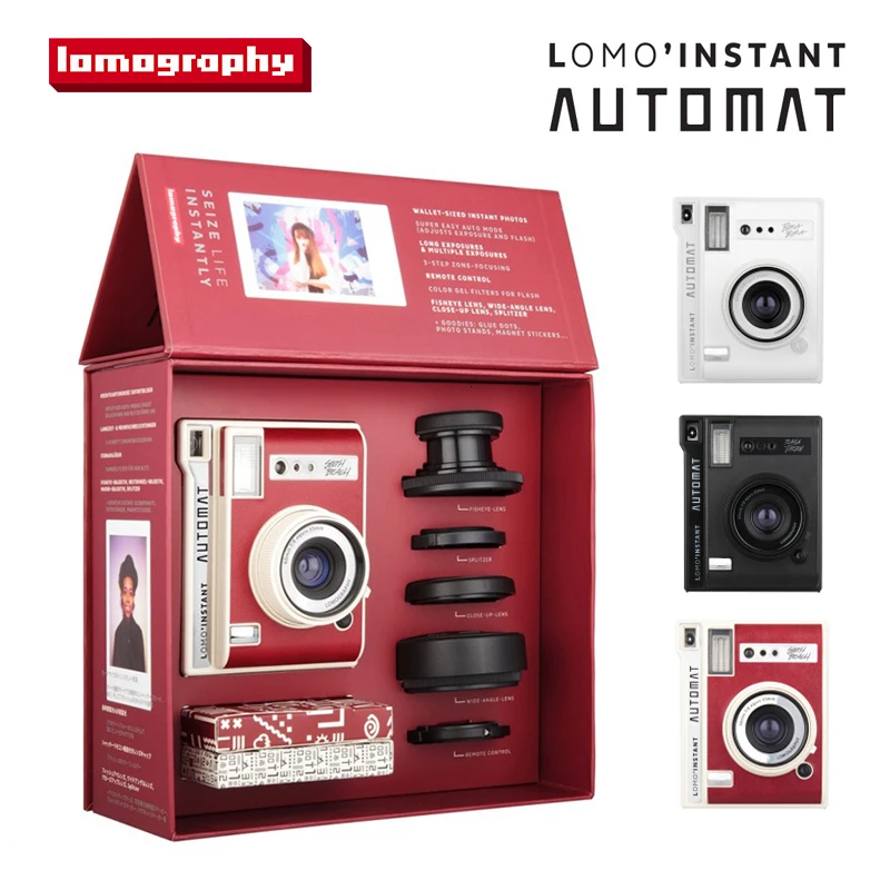 Lomografía Lomo Instant Automat Glass instantánea, Blanco/negro _ -