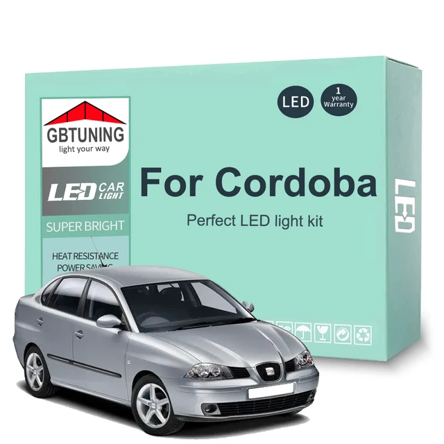 Bombilla LED Interior para coche Seat Cordoba MK3 6L 6L2 2003 2004