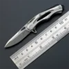 Eafengrow EF205 Camping Knife D2 Steel Blade+Steel Handle Ball Bearing Portable Knife for Outdoor Survival Tactical EDC Tool 1