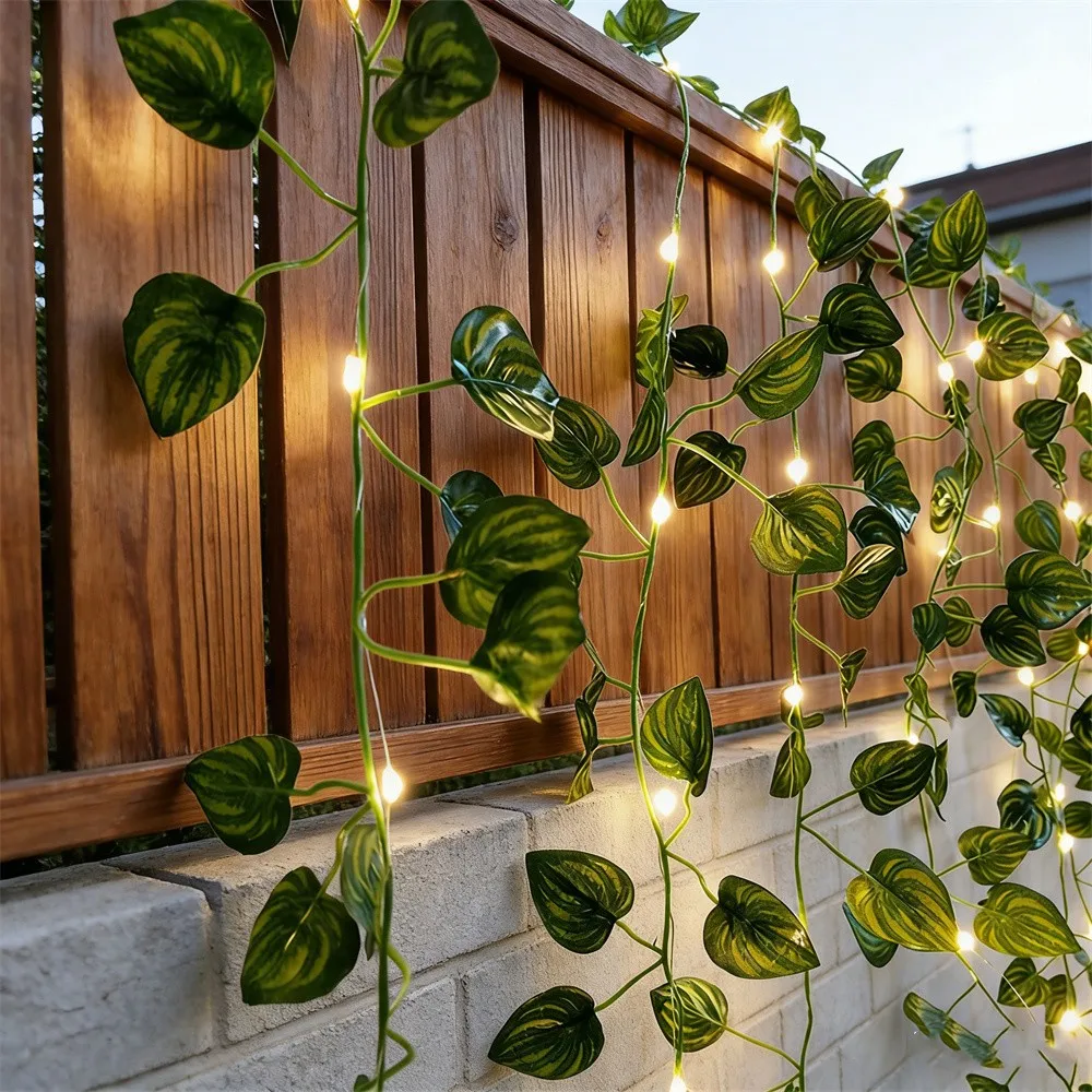 Battery-Powered Ivy Fairy String Lights - 10M