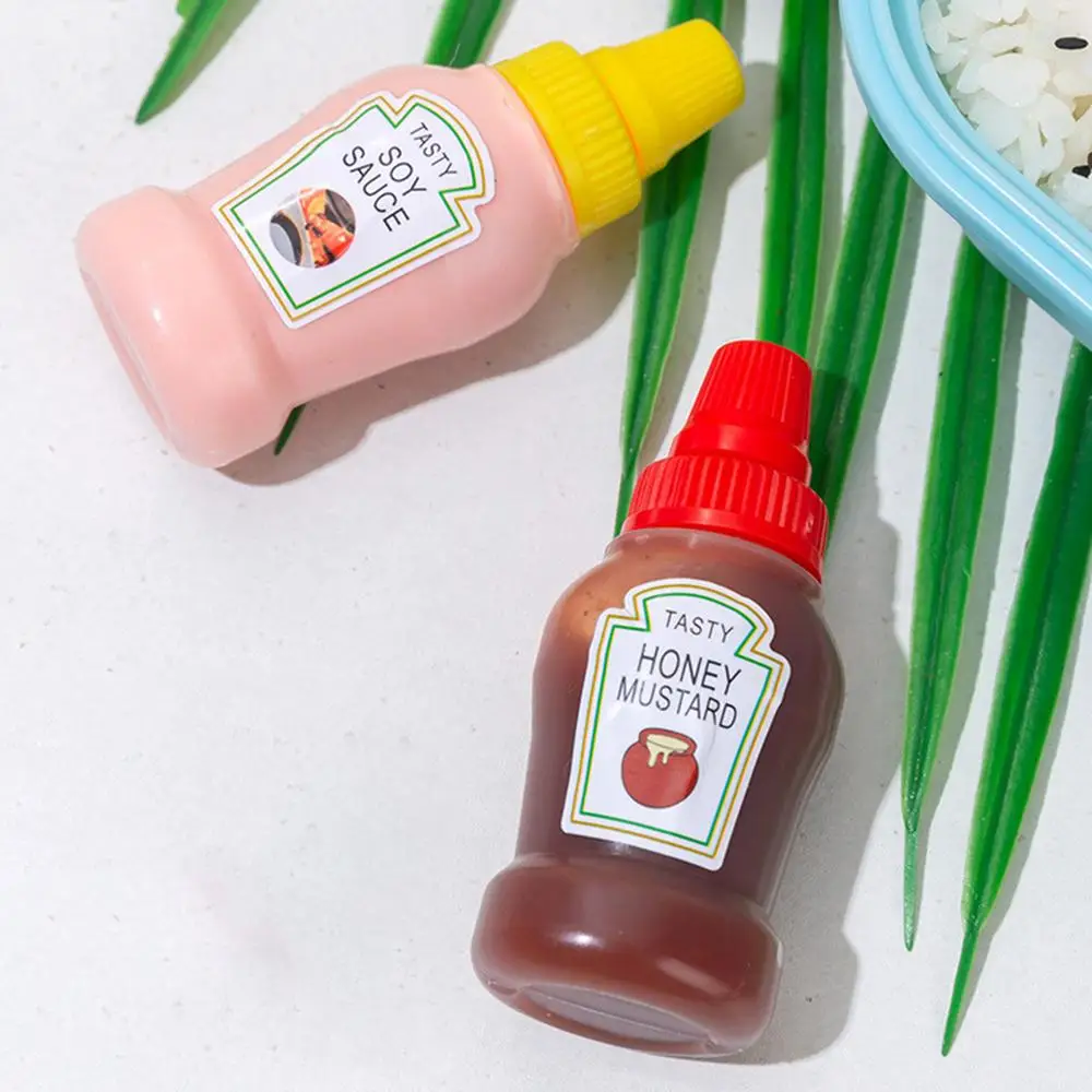 Description Picture 6 of itemMini Tomato Ketchup Bottle Portable Sauce Salad Squeeze Bottle Small Bento Lunch Box Honey Storage Bottle Kitchen Accessories