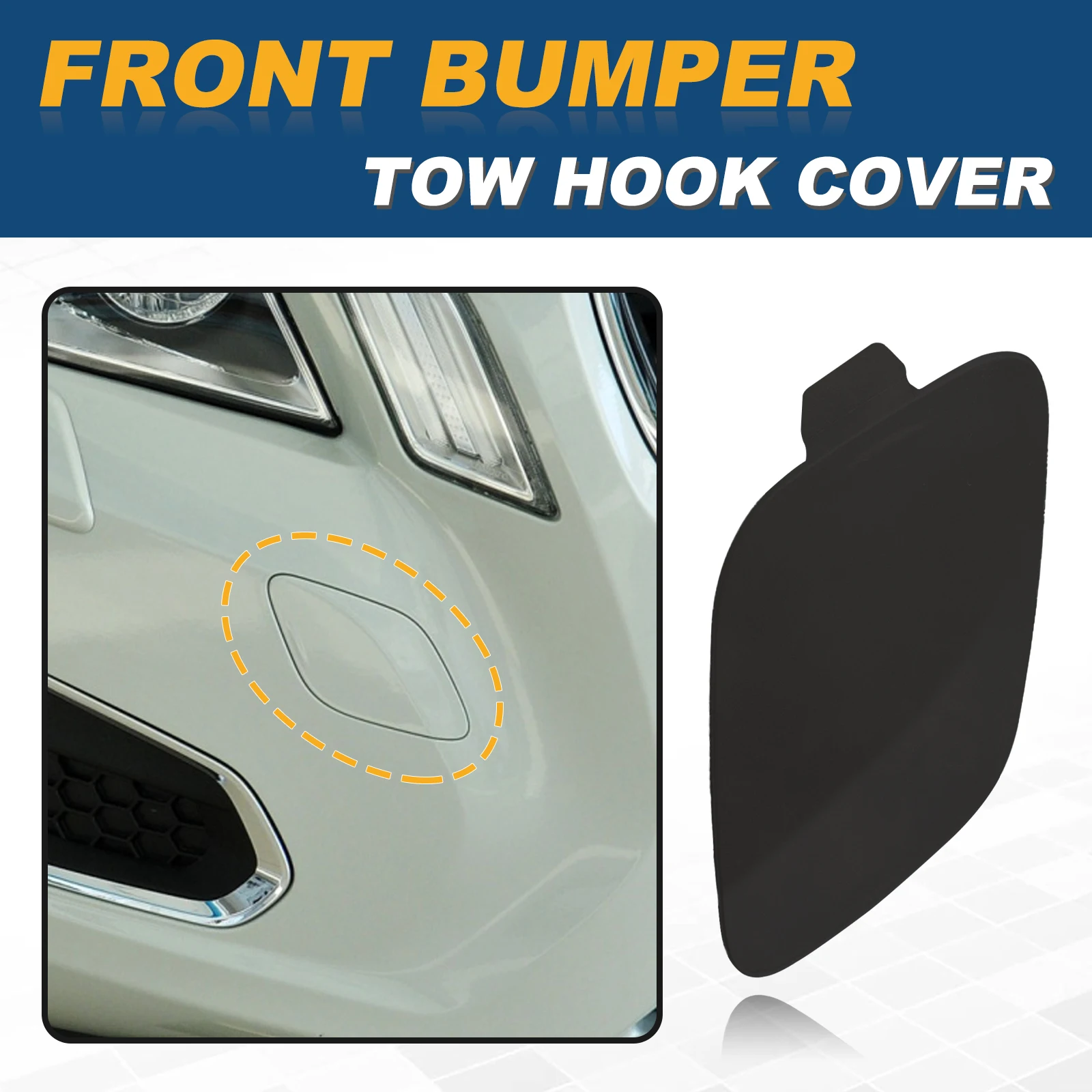 Front Bumper Tow Hook Cap Towing Eye Cover For Volvo S60 2011-2013 30795007 39802519 Car Accessories