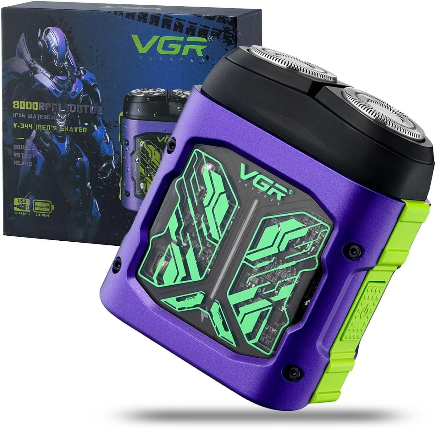 VGR ماكينة حلاقة كهربائية احترافية ماكينة تشذيب ال...