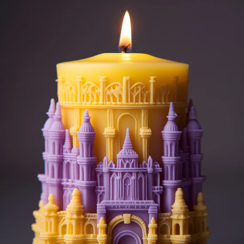 3D 성 향기 실리콘 캔들 몰드, DIY, 수제 선물, 아로마 테라피 석고, 디퓨저 스톤 몰드, 무스 케이크 몰드