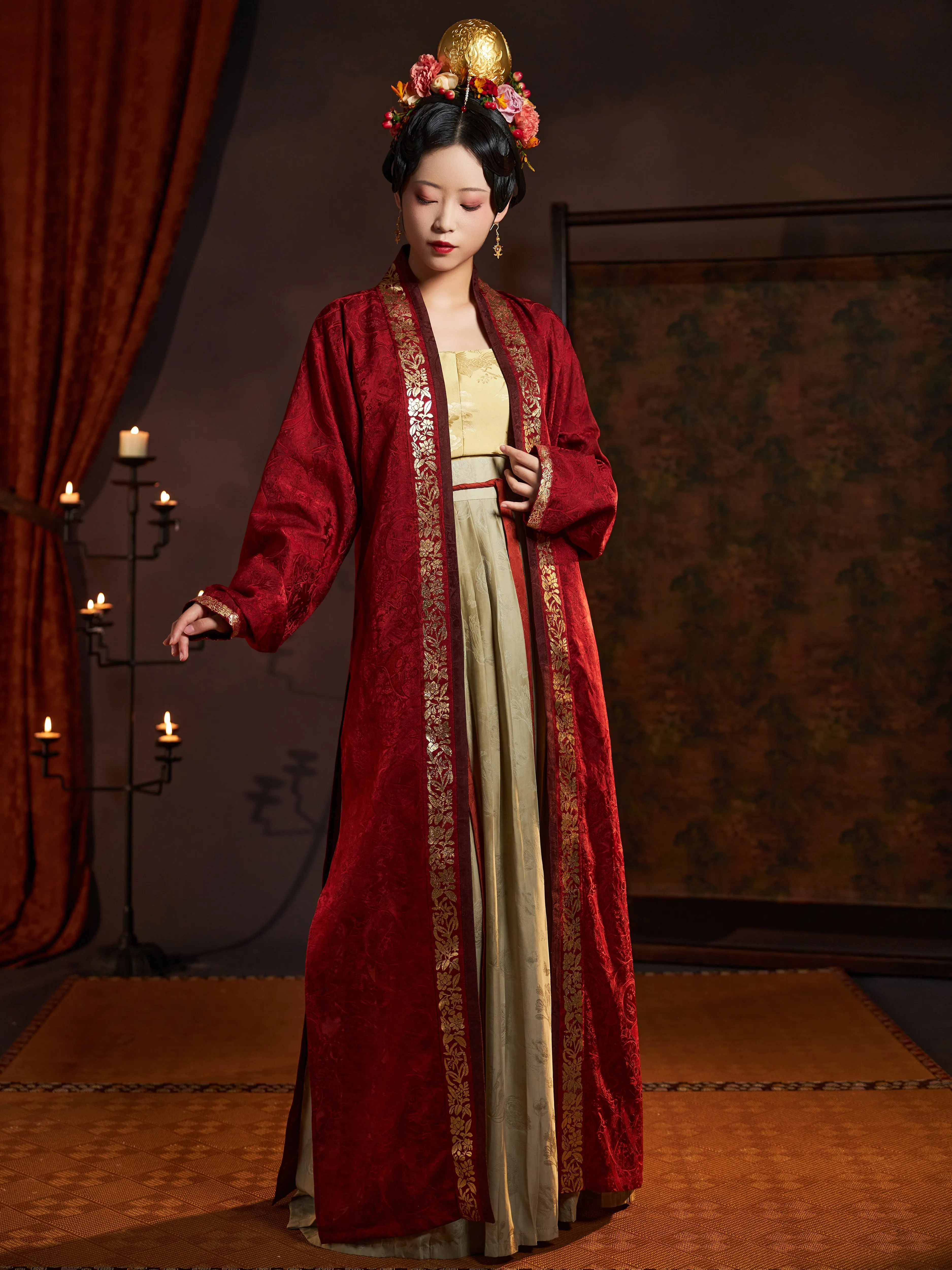 

Женская рубашка с узким рукавом Song Dynasty Традиционный китайский национальный костюм Hanfu, белая