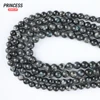 A+ Natural Madagascar Black Labradorite Larvikite Stone Loose Beads for Jewelry Making Charms Bracelet Necklace DIY Accessories 6