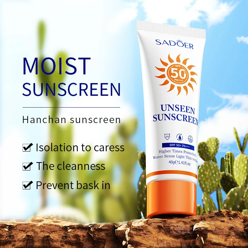 Original Facial Body Sunscreen Whitening Sun Cream Sunblock Skin Protective Cream Anti Sun Facial Protection SPF 50