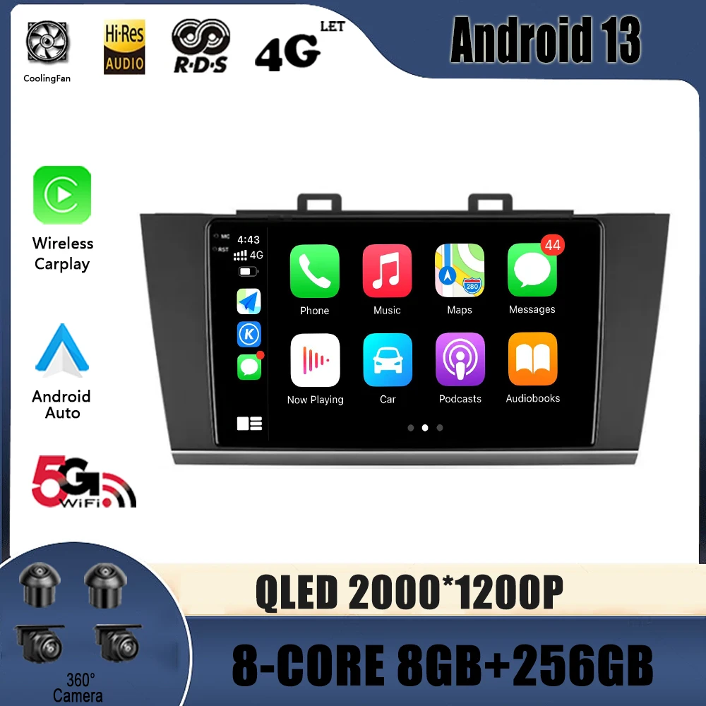 

Car Radio Multimedia Video GPS For Subaru Outback 5 2014 - 2018 Legacy 6 2014 - 2017 Android 13 Navigation No 2 Din DVD Player