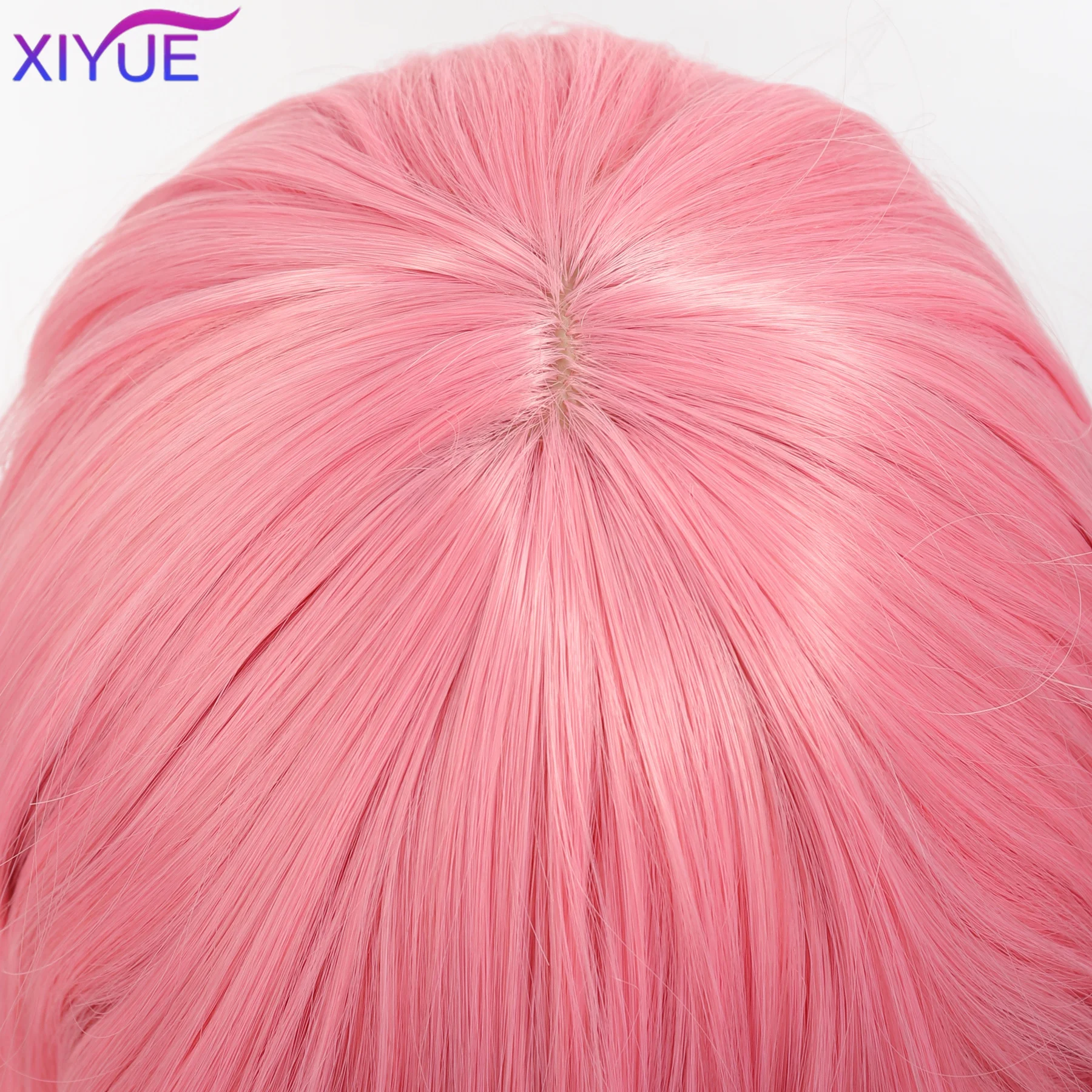 Synthetic Long Roman Curly Wavy Lolita Wig with Bangs Wig Girl Cute Ombre Pink Blonde Black Cosplay Party Halloween Harajuku Wig
