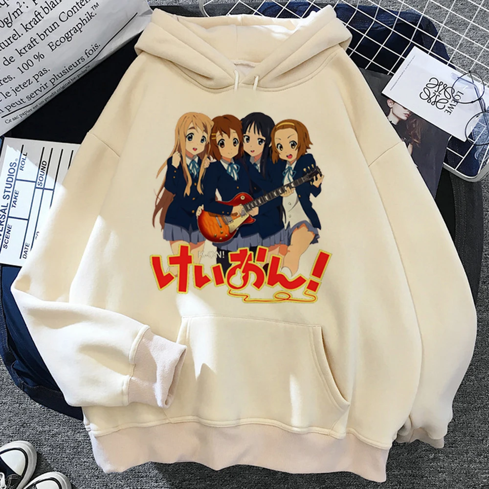 

K-on hoodies women gothic long sleeve top Pullover Hooded Shirt female gothic sweatshirts