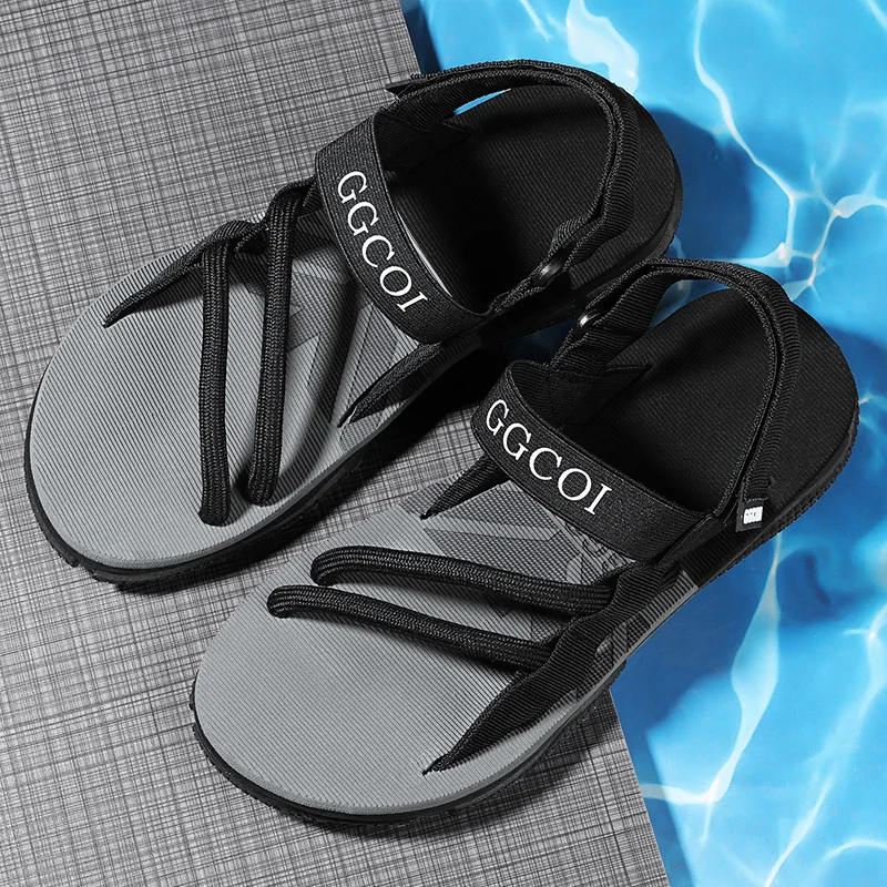 Sandálias De Verão Anti-colisão Dedo Do Pé Ao Ar Livre E Lazer Chinelos De Caminhada Masculina Praia Wading Shoes_voghion.com