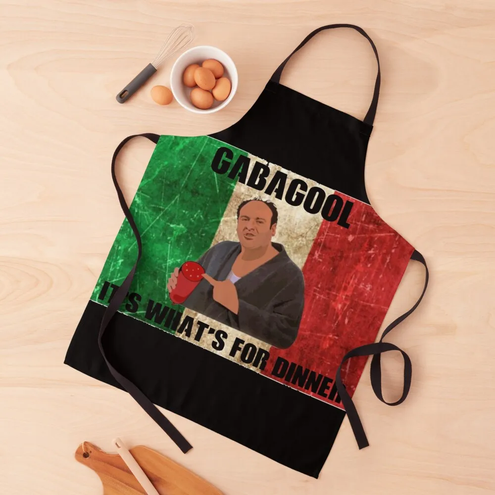Gabagool - It's What's For Dinner - Tony Soprano Premium T-Shirt Apron apron funny waiter apron