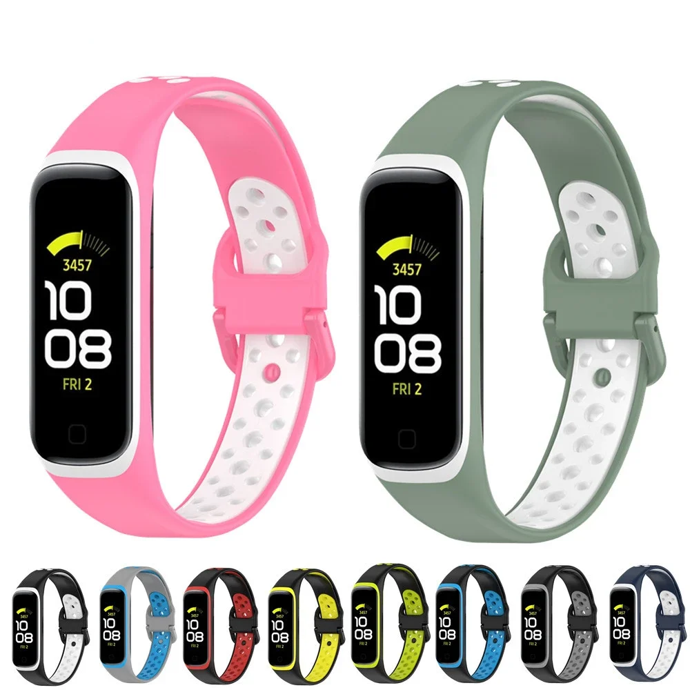 Replacement Silicone Strap For Samsung Galaxy Fit 2 SM-R220 Smart Watch Soft Bracelet Wristband For Samsung Galaxy Fit 2 R220