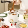 Electric Cooking Pot Noodles Porridge Machine Water Boiler Hotpot Food Steamer Stew Soup Machine Ceramic Non-stick For Dormitory 5