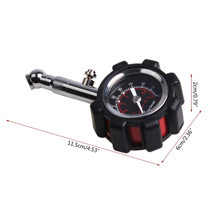 100PSI Tire Pressure Gauge Accurate Air Pressure Tire Gauge For Car & Motorcycle 6