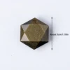 1pc Natural Stone Hexagram star Pendant Necklace Ornament Decorative Chakra Home Decoration 2