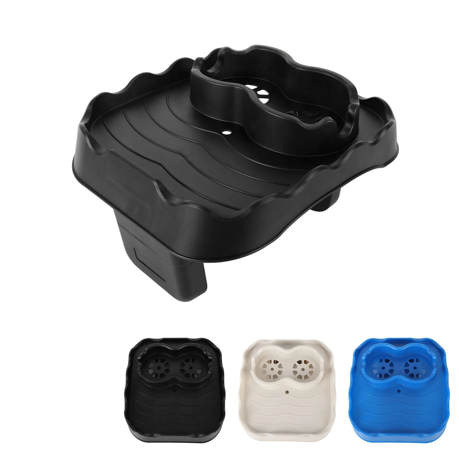 Hot Tub Table Tray With Drain Holes Anti Slip Adjustable Hot Tub Side Table Swimming Pools SPA Bathtub Accessories swimming pool accessory