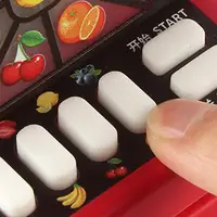 Portable Fruit Luck Play Game Creative Luck Play Machine Bank Practical Jokes Toy Party Festival Gift For School Home Offices 2