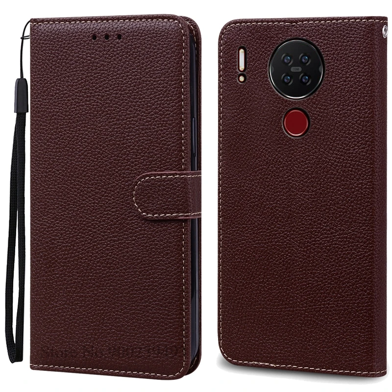 Elegant Leather Flip Wallet Phone Case with Bumper Protection