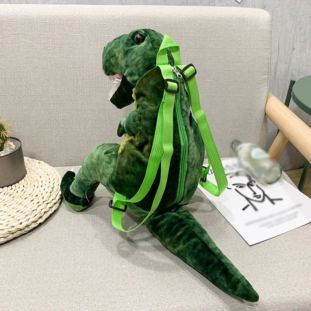 Cute Parent Child Dinosaur Bag Student Backpack Big Cartoon School Children Mochilas Dinosaur Toy Backpack Messenger Bags 4